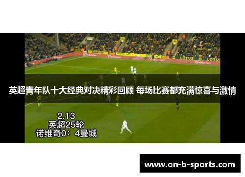 英超青年队十大经典对决精彩回顾 每场比赛都充满惊喜与激情
